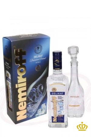 Nemiroff Delikat Vodka - 40 Vol.% 0,7l - Souvenirbox mit Karaffe