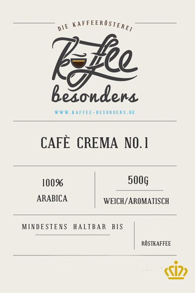 Kaffee Crema No.1 - gourmet-baron