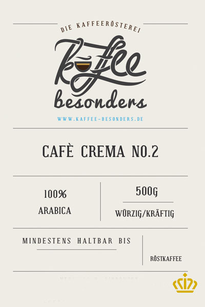 Kaffee Crema No.2 - gourmet-baron