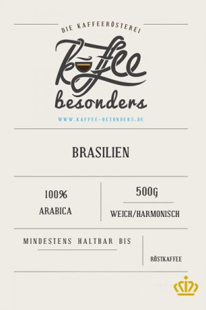Kaffee Santos aus Brasilien -weich, vollmundig, aromatisch